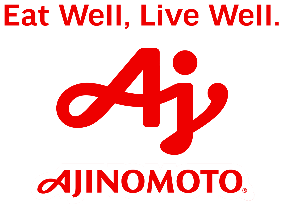 Eat Well, Live Well. Ajinomoto Logo
